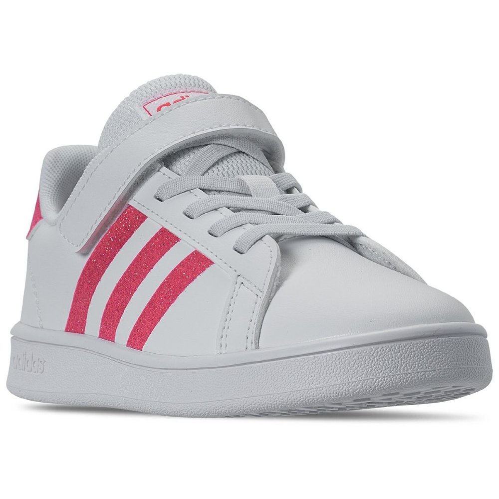 adidas Little Girls Grand Court Stay-Put sneakers - Picture 7 of 13